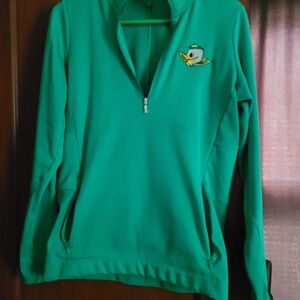 Nike Green Utility Jacket with Uof O Duck Logo